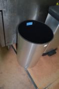Plastic Bin (Brushed Aluminum Effect)