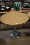 80cm Circular Pedestal Table