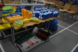 Rectangular Table 150x76cm x 73cm high (Contents not included)