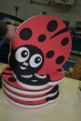 Five Ladybird Swimming Floats