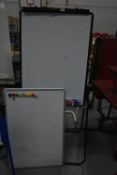 Wall Mounted Whiteboard, and A-Frame Whiteboard