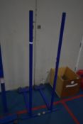 Pair of Badminton Net Posts