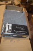 *Beresford Roberts Lined Curtains in Grey with 3” Tape 66” x 54” drop