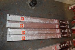 *Four 60x160cm Blackout Roller Blinds in Pink