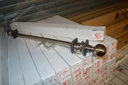 *Three Extending Ball Curtain Poles 0.7m – 1.2m