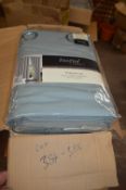 *Beresford Robert Valencia Lined Eyelet Curtains in Duck Egg Blue 90” x 72” drop