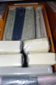 *Six Assorted Pairs of Curtains and Luxury Bed Linen (box not included)
