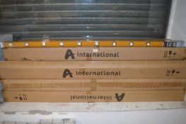 *Fifteen Square Eyelet 150cm Ochre Blinds