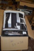*Beresford Roberts Linton Lined Pencil Pleat Curtains in Black 90” x 90” drop