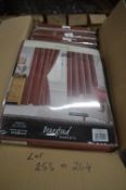 *Beresford Roberts Lined Eyelet Curtains in Sienna 66” x 54” drop