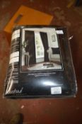 *Beresford Robert Linton Black Curtains with 3” Tape 132” x 90” drop
