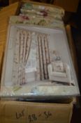 *Berkshire Pencil Pleat Lined Curtains in Pink 46” x 90” drop