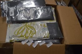 *Montgomery Amelie Linden Lined Pencil Pleat Curtains with Tiebacks 90” x 54” drop