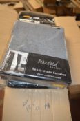 *Beresford Roberts Lined Curtains in Grey with 3” Tape 66” x 54” drop