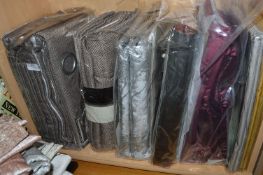 *Six Pairs of Assorted Curtains