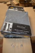 *Beresford Roberts Lined Curtains in Grey with 3” Tape 66” x 54” drop
