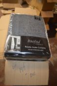 *Beresford Roberts Lined Curtains in Grey with 3” Tape 66” x 90” drop