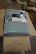 *Beresford Robert Valencia Lined Eyelet Curtains in Duck Egg Blue 90” x 90” drop
