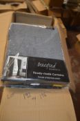 *Beresford Roberts Lined Curtains in Grey with 3” Tape 66” x 54” drop