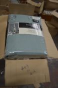 *Beresford Robert Valencia Lined Eyelet Curtains in Duck Egg Blue 90” x 90” drop