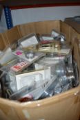 *Mixed Box of Metal Ceiling Brackets, Eyelet Rings, etc.