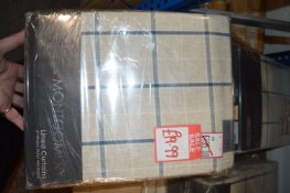 *Nine Burchill Navy Pencil Pleat Curtains 90” x 54” drop