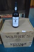 Case of 12 Warre’s 1983 Vintage Port