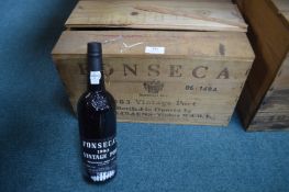Case of 12 Fonseca’s 1983 Vintage Port