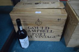 Case of 12 Gould Campbell 1983 Vintage Port