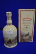 Famous Grouse Highland Decanter by Wade Gilded with 24ct Gold