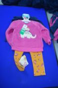 Pekkle 4pc Plush Top with Bodysuit & Pants Set Size: 18 Months