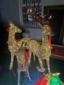 *3pc Christmas LED Reindeer Family