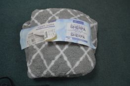 *Life Comfort Reversible Sherpa Throw
