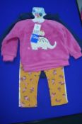 Pekkle 4pc Plush Top with Bodysuit & Pants Set Size: 12 Months