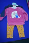 Pekkle 4pc Plush Top with Bodysuit & Pants Set Size: 12 Months