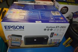 *Epson Eco Tank ET2851 AIO Printer