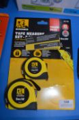 *Roughneck 2pc Tape Measure Set