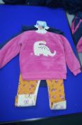Pekkle 4pc Plush Top with Bodysuit & Pants Set Size: 24 Months