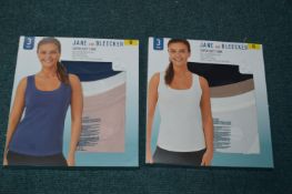 *Two 3pks of Jane and Bleecker Supersoft Tank Tops Size: S
