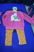 Pekkle 4pc Plush Top with Bodysuit & Pants Set Size: 18 Months