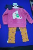 Pekkle 4pc Plush Top with Bodysuit & Pants Set Size: 18 Months