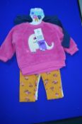 Pekkle 4pc Plush Top with Bodysuit & Pants Set Size: 3 Months