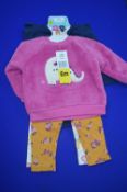 Pekkle 4pc Plush Top with Bodysuit & Pants Set Size: 6 Months