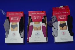 *10+ Pairs of Carole Hochman Lady’s Seamless Briefs Size: M
