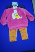Pekkle 4pc Plush Top with Bodysuit & Pants Set Size: 6 Months