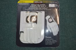 *Three Kirkland Gold Gloves Size: S