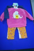 Pekkle 4pc Plush Top with Bodysuit & Pants Set Size: 6 Months