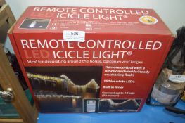 *Remote Controlled Icicle Lights