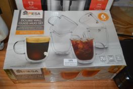 *Mesa Double Wall Glass Mugs