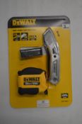 *Dewalt Tape Measure Craft Knife Pack
